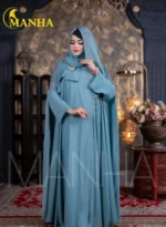 Aqua Blue Nurjahan Abaya