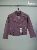 Lavender Purple Lady Bike Jacket
