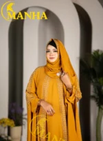 Luxury Mustard Mahira Abaya