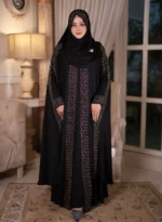 Black Shehjadi Abaya