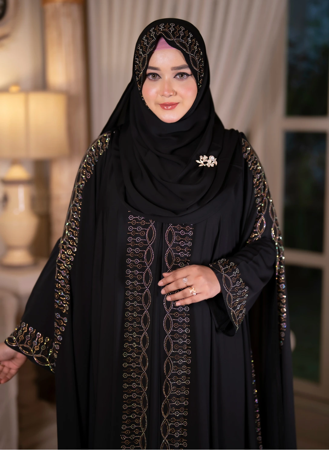 Black Shehjadi Abaya Black Shehjadi Abaya