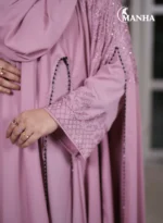 Dusty Rose Premium Eti Abaya Version -2
