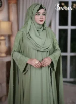 Sage Green Abaya Version-2